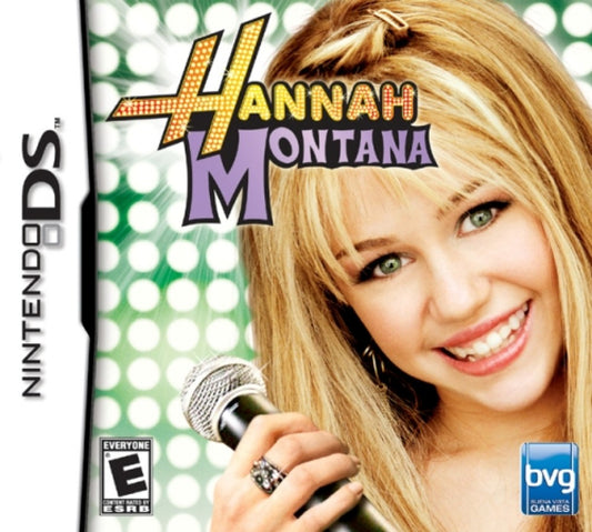 Hannah Montana cover art for Nintendo DS (DS) video game