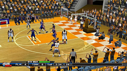 College Hoops 2K8 gameplay for Playstation 2 (PS2) sports video game
