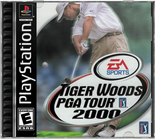 Tiger Woods 2000 cover art for PlayStation 1 (PS1) video game