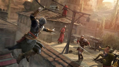 Assassin’s Creed Ezio Trilogy PS3 featuring three classic adventures of Ezio Auditore in Renaissance Italy collection gameplay