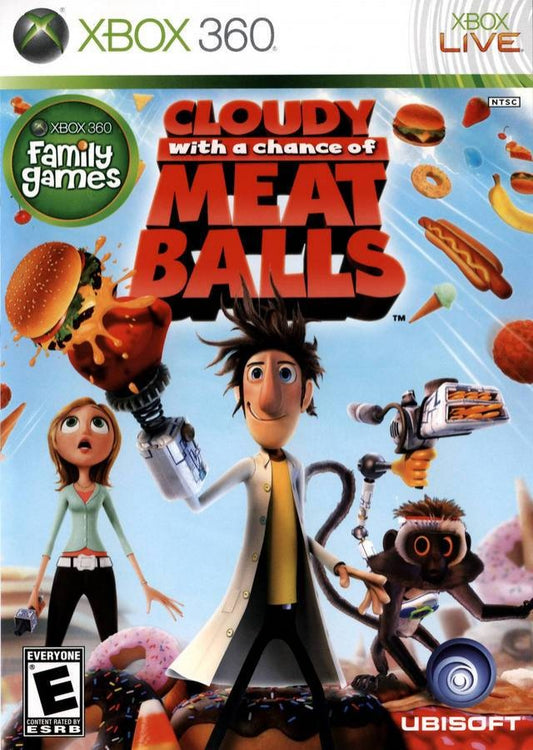 Cloudy with a Chance of Meatballs cover art for Xbox 360 (X360) video game