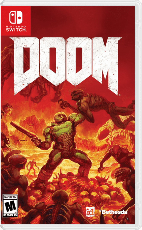 Doom cover art for Nintendo Switch NS video game