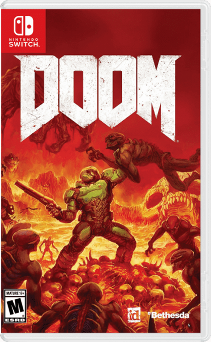Doom cover art for Nintendo Switch NS video game