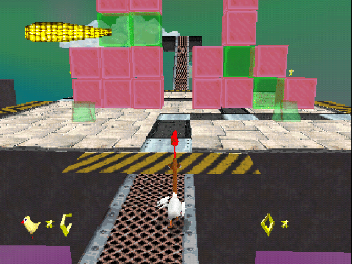 Mort the Chicken gameplay for PlayStation 1 (PS1) video game