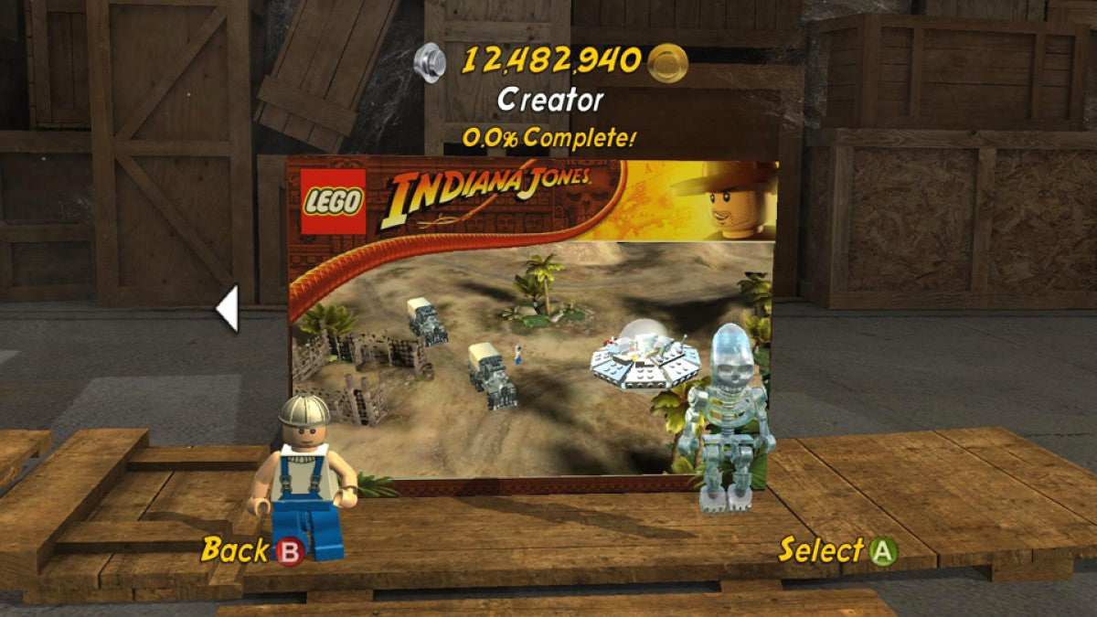 LEGO Indiana Jones 2 The Adventure Continues PlayStation 3 action-adventure sequel featuring the original trilogy plus Crystal Skull content level creator brick-building puzzle solving humor Indiana Jones Marion characters cooperative gameplay screenshot