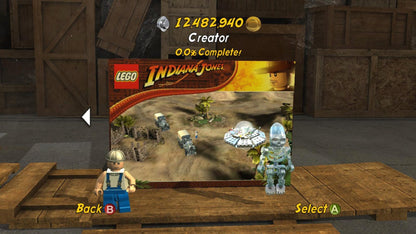 LEGO Indiana Jones 2 The Adventure Continues PlayStation 3 action-adventure sequel featuring the original trilogy plus Crystal Skull content level creator brick-building puzzle solving humor Indiana Jones Marion characters cooperative gameplay screenshot