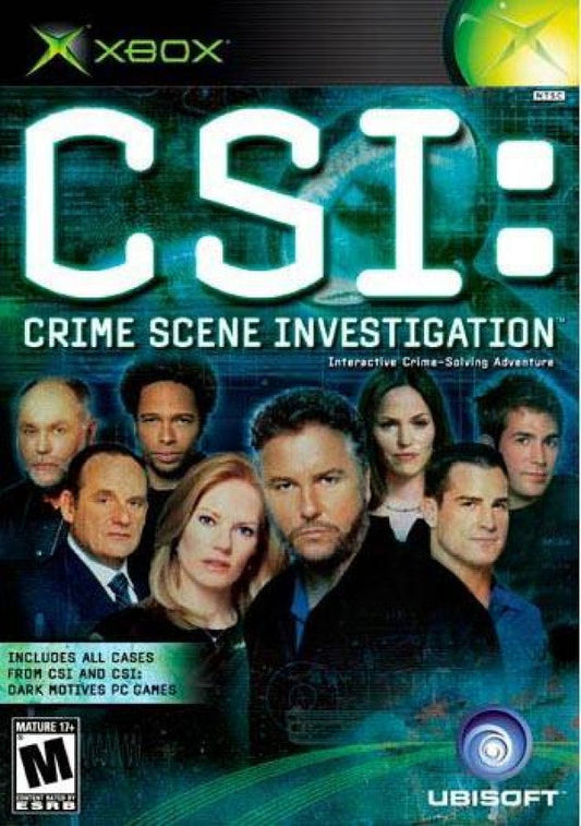 CSI: Crime Scene Investigation cover art for Xbox (XBOX) video game