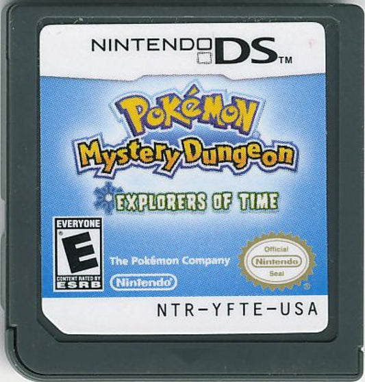 Pokémon Mystery Dungeon: Explorers of Time cartridge for Nintendo DS (DS) dungeon-crawling RPG adventure video game