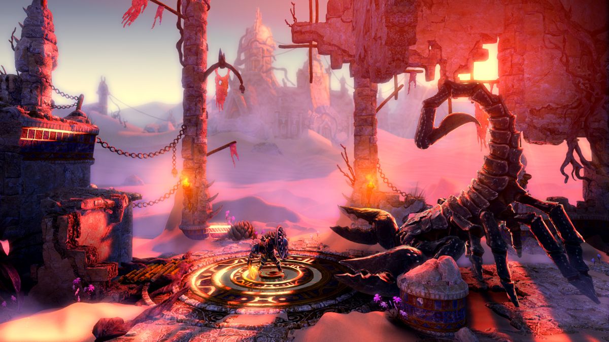 Trine: Ultimate Collection – PlayStation 4 (PS4) video game gameplay, fantasy puzzle-platformer adventure game.