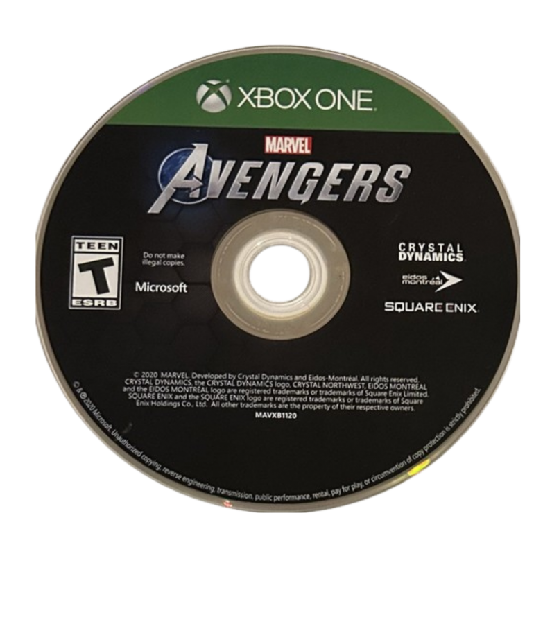 Marvel Avengers Steelbook Edition Xbox One action adventure superhero game Marvel Comics Avengers team Iron Man Captain America Thor Hulk Black Widow cooperative gameplay campaign story driven live service loot progression Square Enix Crystal Dynamics Xbox One game disc steelbook collector edition bonus content digital extras cosmic threat superhero combat disc 