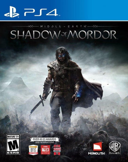 Middle Earth: Shadow of Mordor – PlayStation 4 (PS4) video game cover art, action adventure game