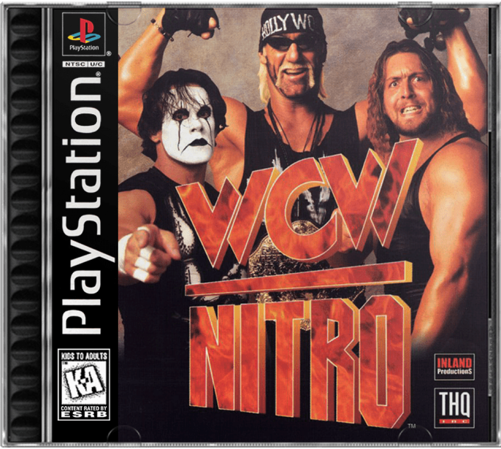 WCW Nitro cover art for PlayStation 1 (PS1) video game