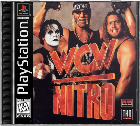 WCW Nitro cover art for PlayStation 1 (PS1) video game