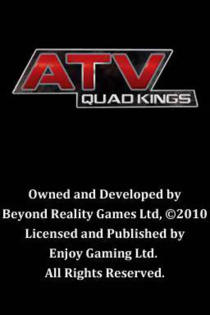 ATV Quad Kings home page for Nintendo DS (DS) off-road racing video game