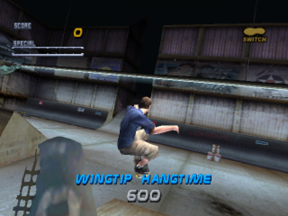 Tony Hawk’s Pro Skater 2 [Greatest Hits] gameplay for PlayStation 1 (PS1) video game, skateboarding sports action, trick-based gameplay, iconic extreme sports classic