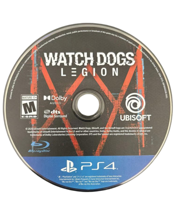 Watch Dogs Legion PS4 inspired design featuring open world hacking action aesthetic futuristic London setting resistance movement gameplay advanced surveillance technology recruit anyone mechanics cyberpunk inspired urban adventure cinematic Ubisoft presentation disc