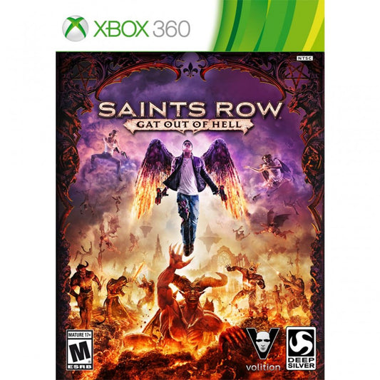 Saints Row: Gat Out of Hell cover art for Xbox 360 (X360) video game