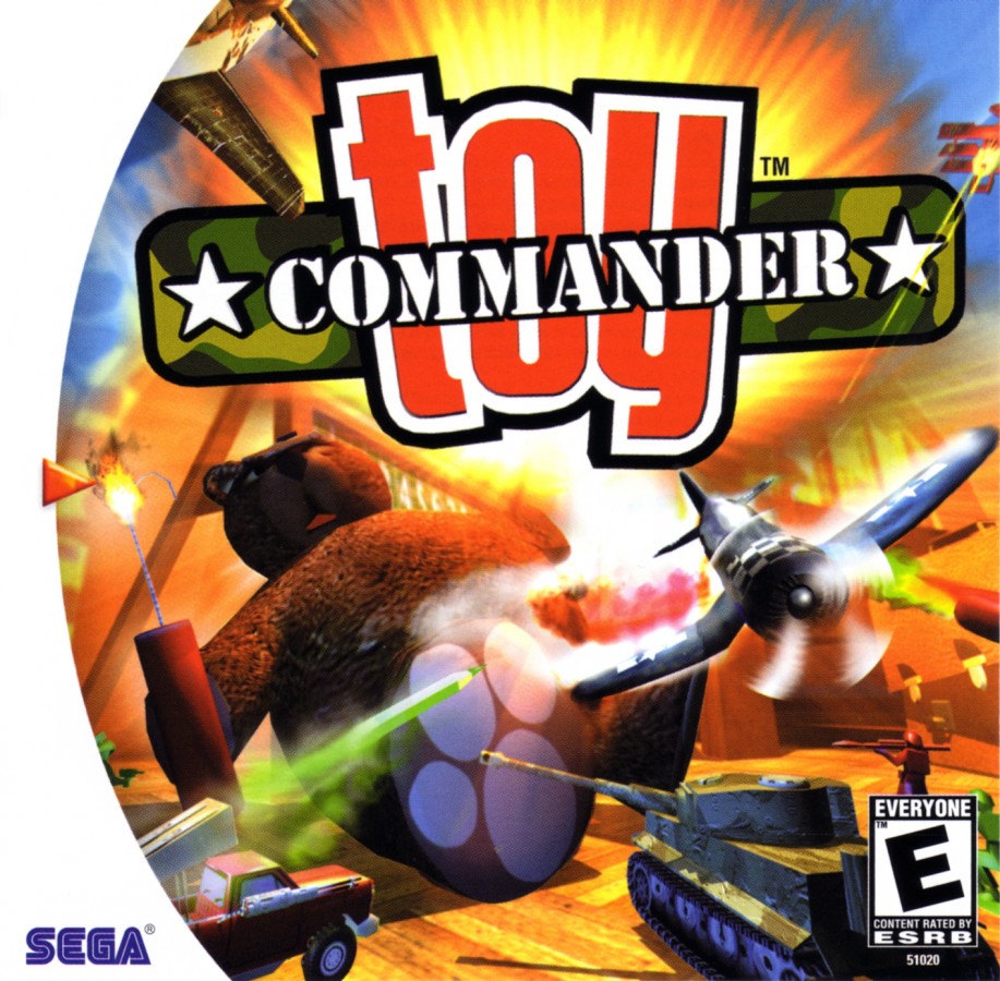 Toy Commander Sega Dreamcast retro video game vehicular combat cover art