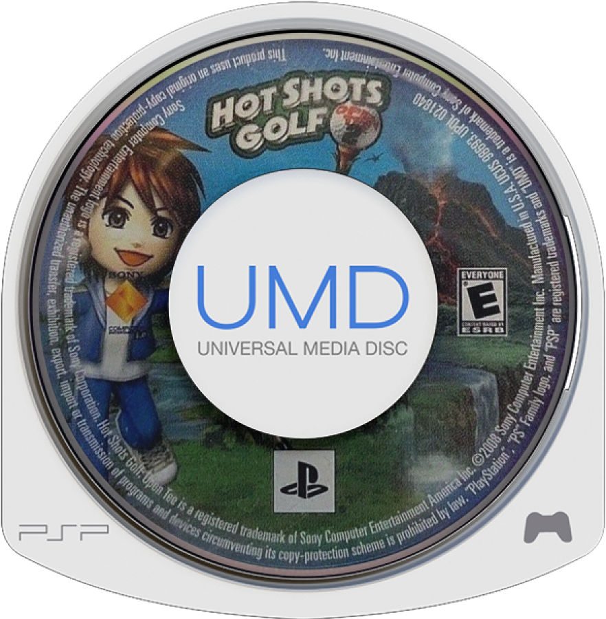 Hot Shots Golf: Open Tee 2 disc for PlayStation Portable (PSP) golf sports game