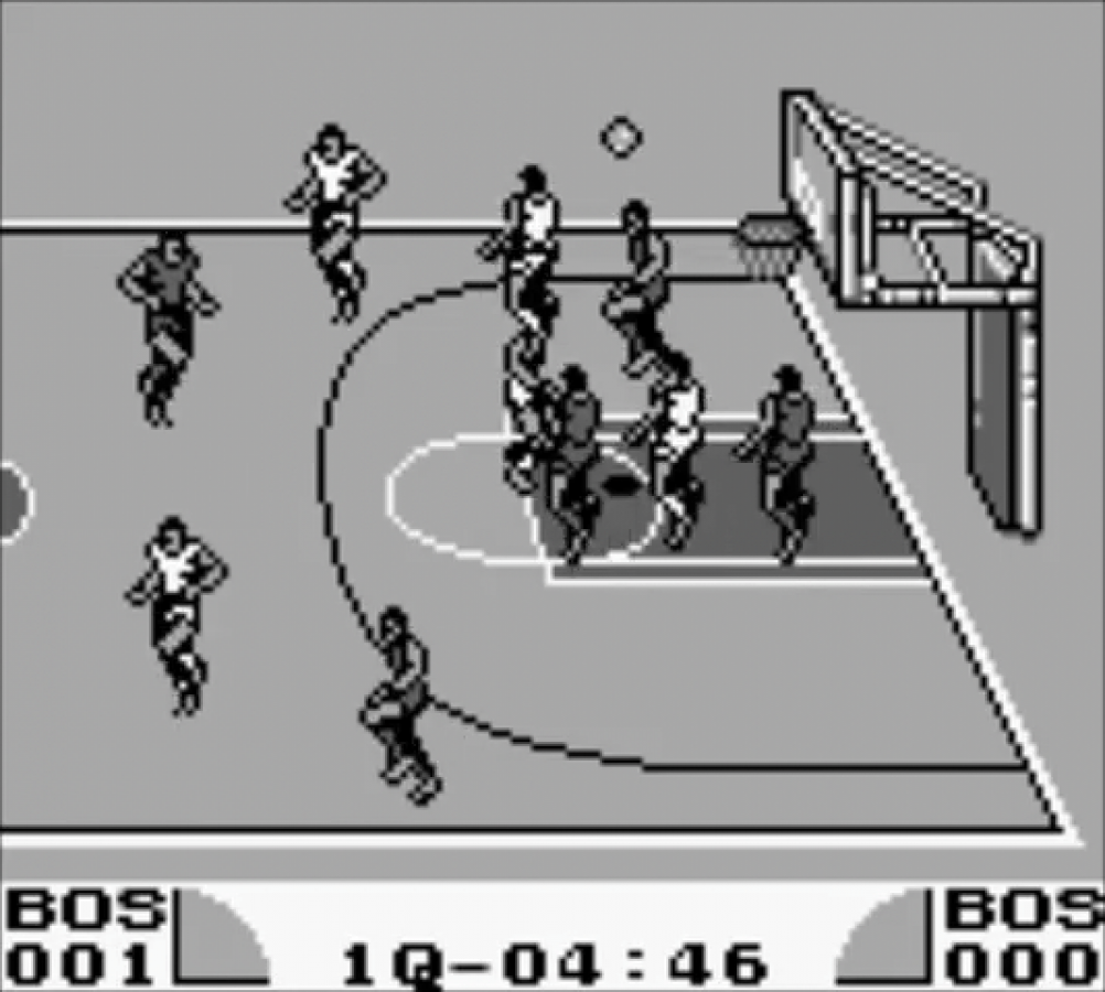 Double Dribble 5 on 5 gameplay for Game Boy (GB) video game