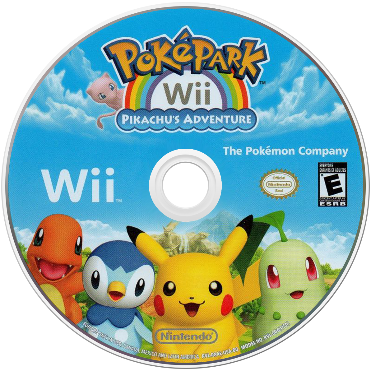 PokePark Wii: Pikachu’s Adventure – Nintendo Wii (Wii) Pokémon action-adventure family video game disc