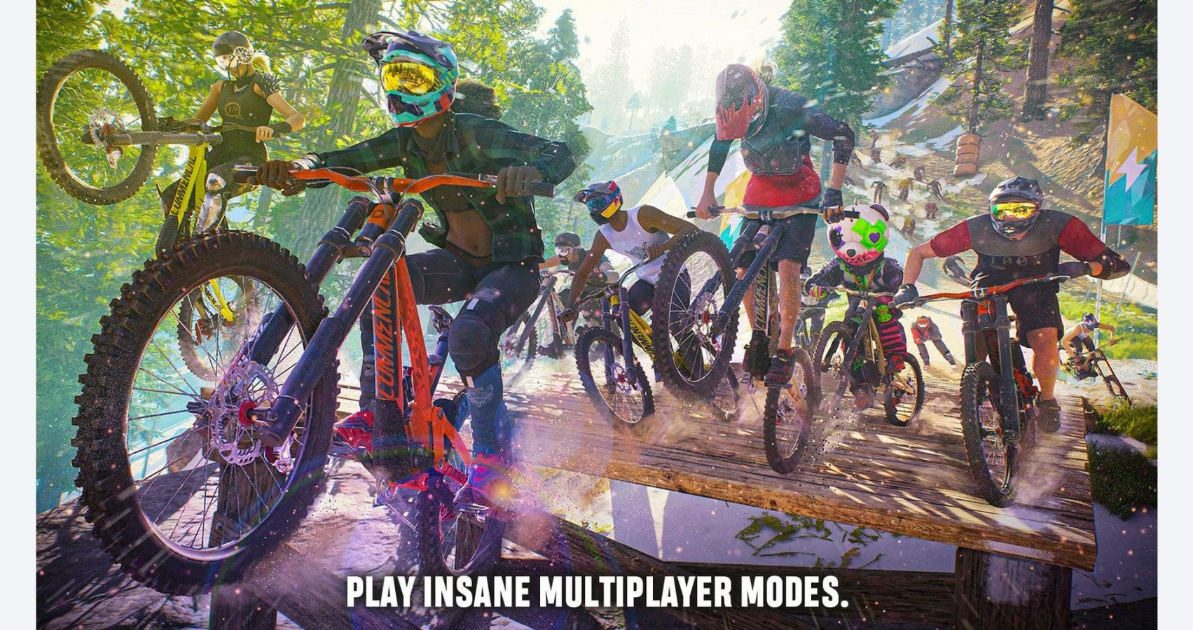 Riders Republic gameplay for Xbox Series X (XSX) extreme sports racing video game