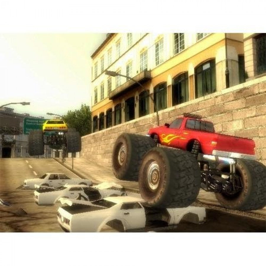 Monster Trucks Mayhem – Nintendo Wii (Wii) monster truck racing arcade sports video game gameplay