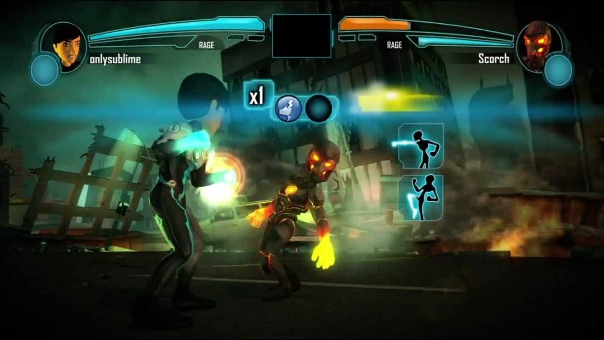 PowerUp Heroes Xbox 360 for retro video game enthusiasts featuring motion controlled fighting gameplay superhero inspired combat Kinect powered full body controls futuristic battles unlockable powers competitive multiplayer action and collectible gaming appeal gameplay