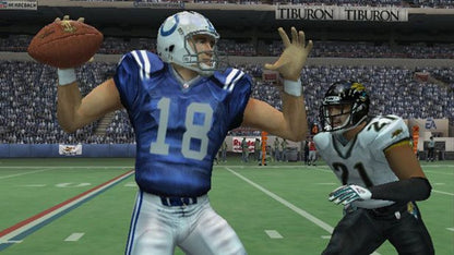 Madden NFL 08 retro PlayStation 2 video game Madden NFL American football sports simulation realistic gameplay franchise mode multiplayer console title PlayStation 2 release gameplay