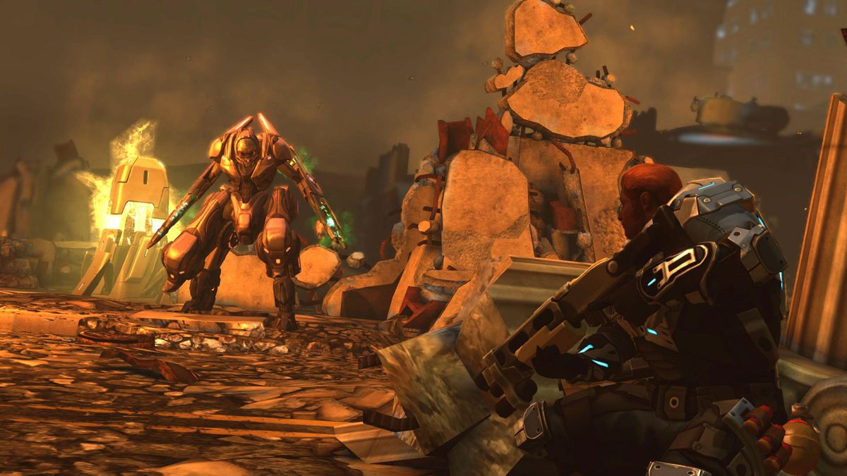 XCOM Enemy Within Commander Edition retro PlayStation 3 video game XCOM tactical strategy sci fi turn based combat alien invasion squad management console title PlayStation 3 release gameplay
