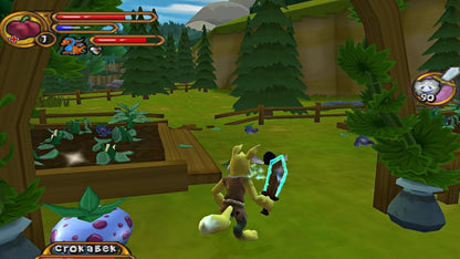 Neopets The Darkest Faerie PS2 Sony PlayStation 2 action adventure fantasy RPG Neopia exploration puzzle solving sword combat magic abilities story driven gameplay family friendly retro gaming PlayStation 2 software video game title gameplay