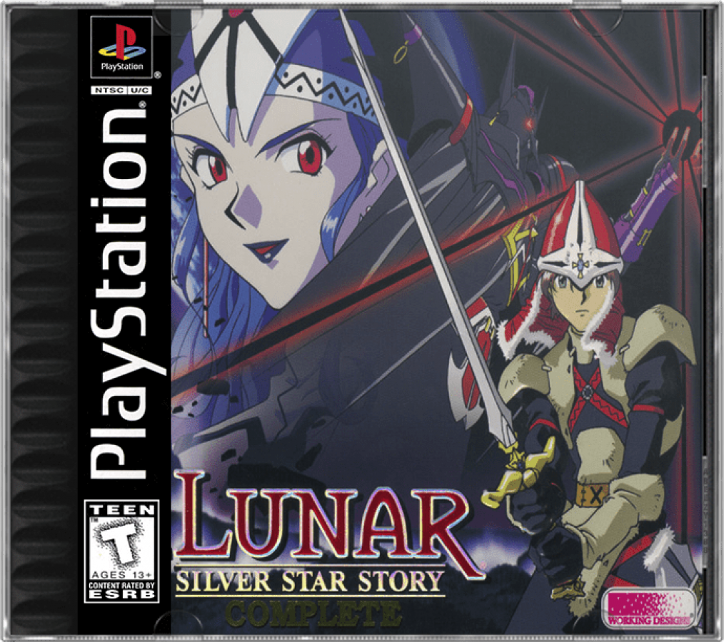 Lunar Silver Star Story Complete cover art for PlayStation 1 (PS1) video game