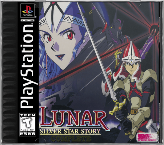 Lunar Silver Star Story Complete cover art for PlayStation 1 (PS1) video game
