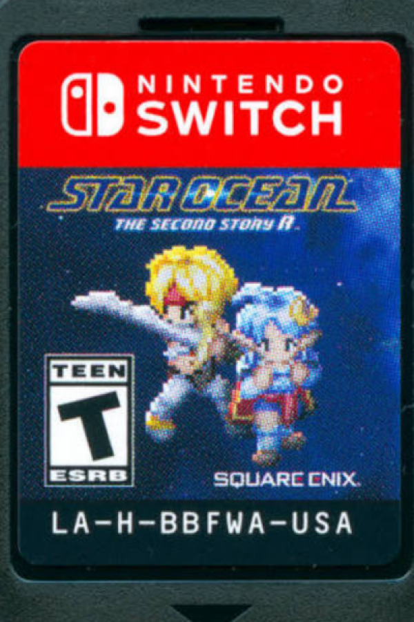 Star Ocean The Second Story R Nintendo Switch for retro video game enthusiasts featuring fantasy science fiction role playing gameplay enhanced HD 2D visuals real time combat mechanics expansive world exploration character driven storytelling multiple endings and collectible gaming appeal cartrdige