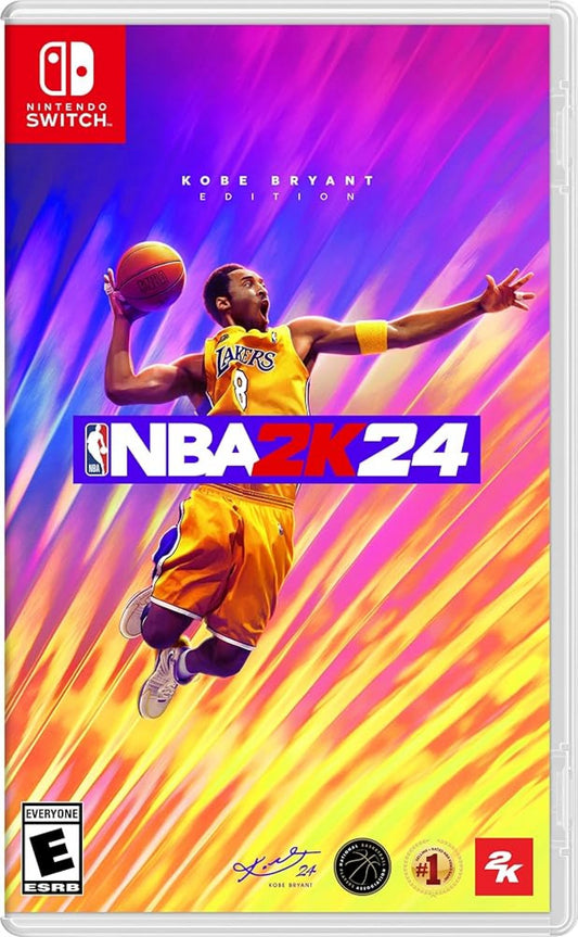 NBA 2K24 Kobe Bryant Edition for PS5 and Xbox featuring realistic basketball gameplay, MyCareer mode, and iconic Kobe Bryant tribute content Cover Art
