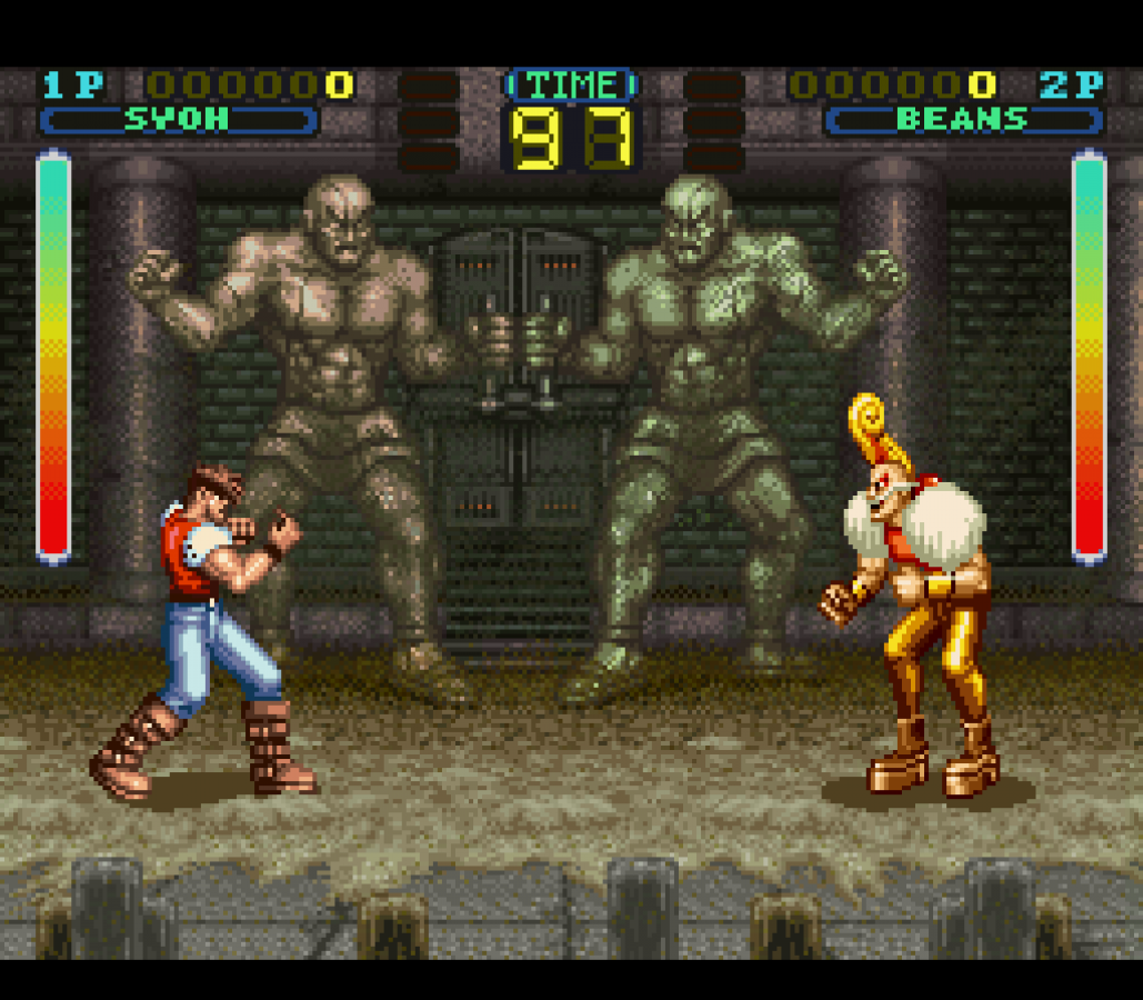 Hey Punk Are You Tuff E Nuff gameplay image for Super Nintendo Entertainment System (SNES) retro video game