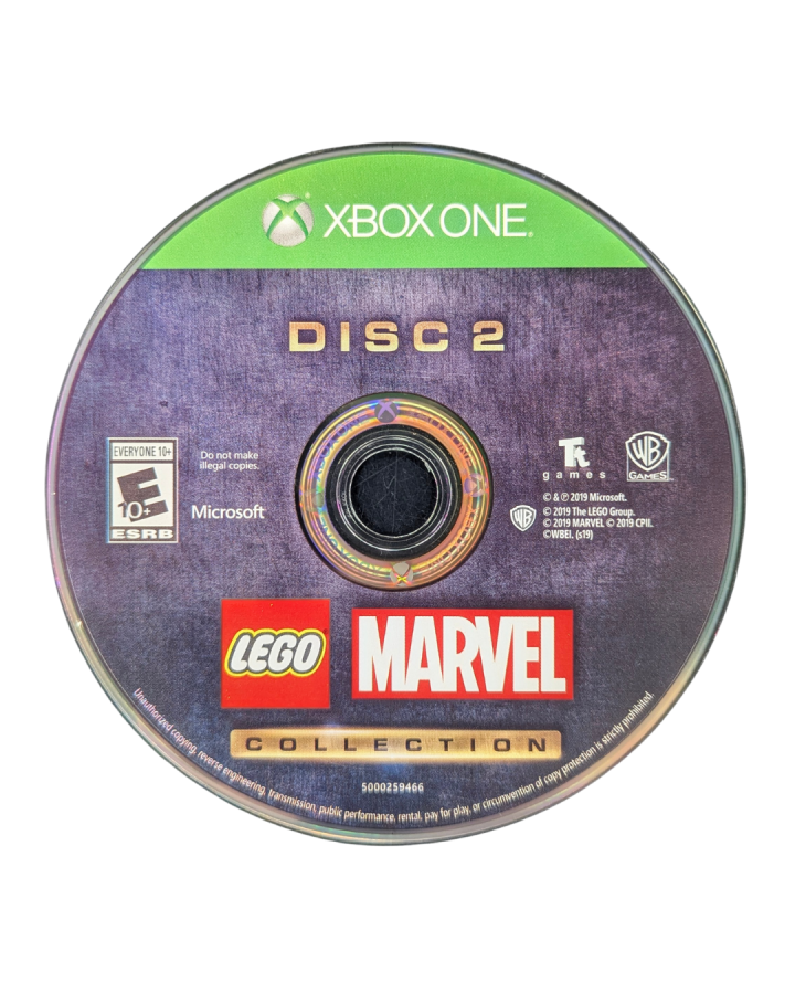 LEGO Marvel Collection Xbox One video game, action adventure bundle, LEGO superhero gameplay, cooperative multiplayer, console title disc 2