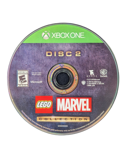 LEGO Marvel Collection Xbox One video game, action adventure bundle, LEGO superhero gameplay, cooperative multiplayer, console title disc 2