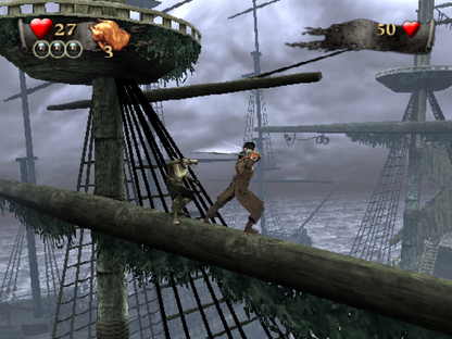 Pirates of the Caribbean: At World's End – PlayStation 2 (PS2) video game gameplay, action-adventure game.