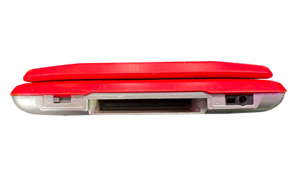 Nintendo DS Mario Kart Red Handheld Console Scratch and Scuff Condition featuring classic Nintendo DS dual screen design red Mario Kart themed exterior portable gaming system touchscreen controls Nintendo handheld gaming hardware collectible console design and retro gaming collection appeal front