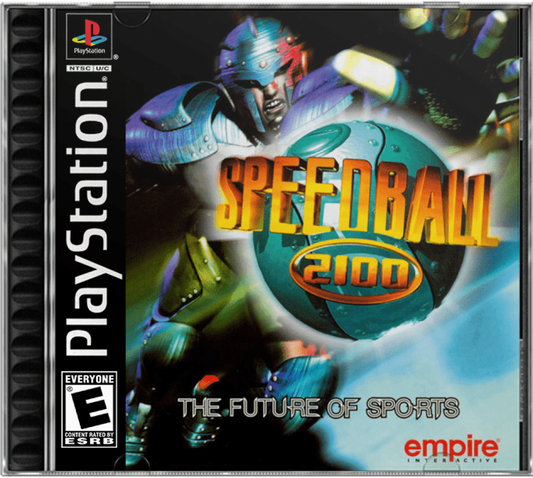 Speedball 2100 cover art for PlayStation 1 (PS1) video game