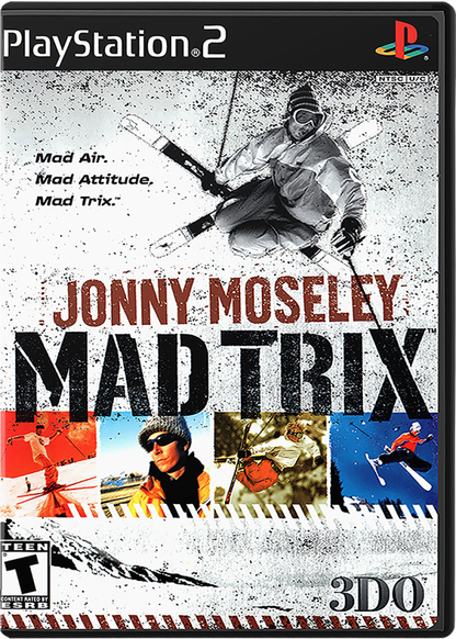 Jonny Moseley: Mad Trix cover art for Playstation 2 (PS2) video game