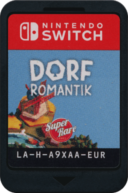 Dorfromantik [PAL Import] Super Rare Games #109 Nintendo Switch peaceful tile-based puzzle strategy game building villages and landscapes high score challenges cartridge art