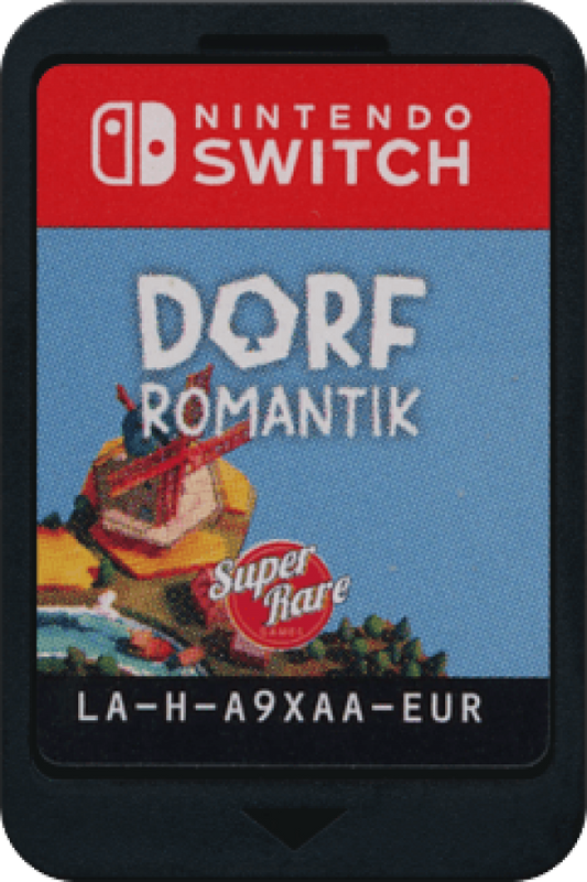 Dorfromantik [PAL Import] Super Rare Games #109 Nintendo Switch peaceful tile-based puzzle strategy game building villages and landscapes high score challenges cartridge art