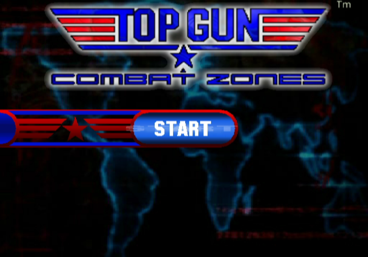 Top Gun: Combat Zones gameplay for Nintendo GameCube (GC) aerial combat flight simulation video game