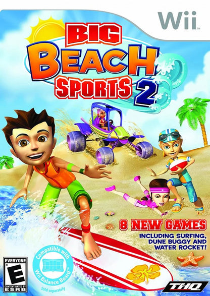 Big Beach Sports 2 cover art for Nintendo Wii (Wii) video game