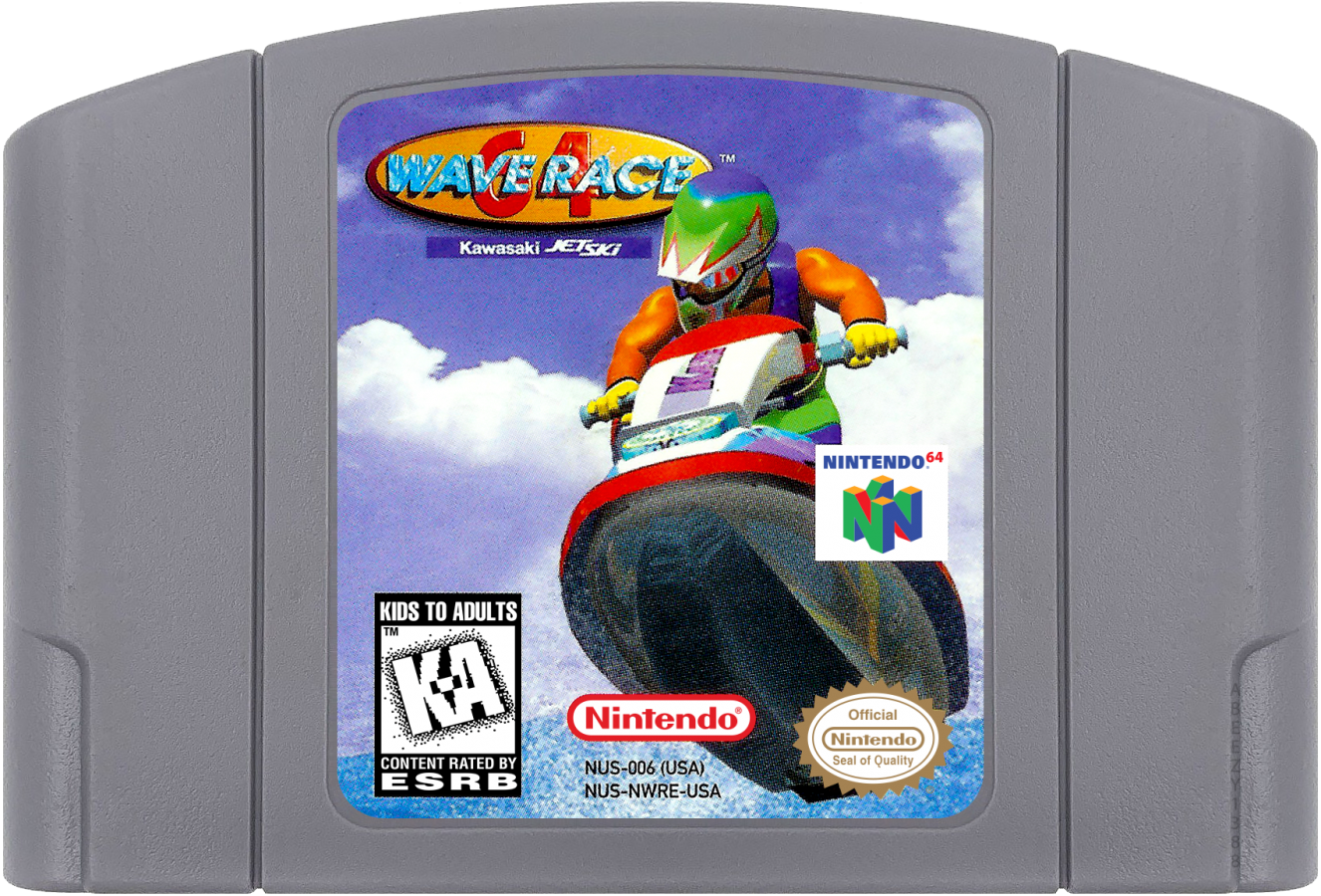 Wave Race 64 cartridge for Nintendo 64 (N64) video game