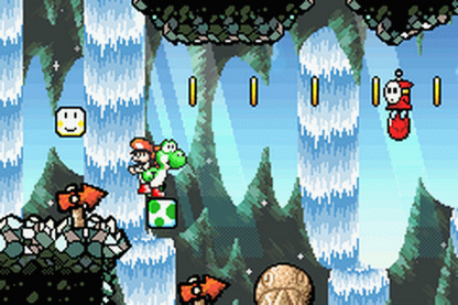 Super Mario Advance 3: Yoshi's Island gaameplay for Game Boy Advance (GBA) video game