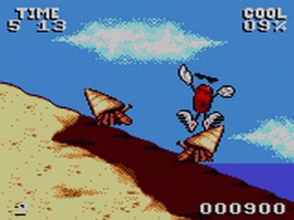 Cool Spot gameplay for Sega Game Gear (GG) video game