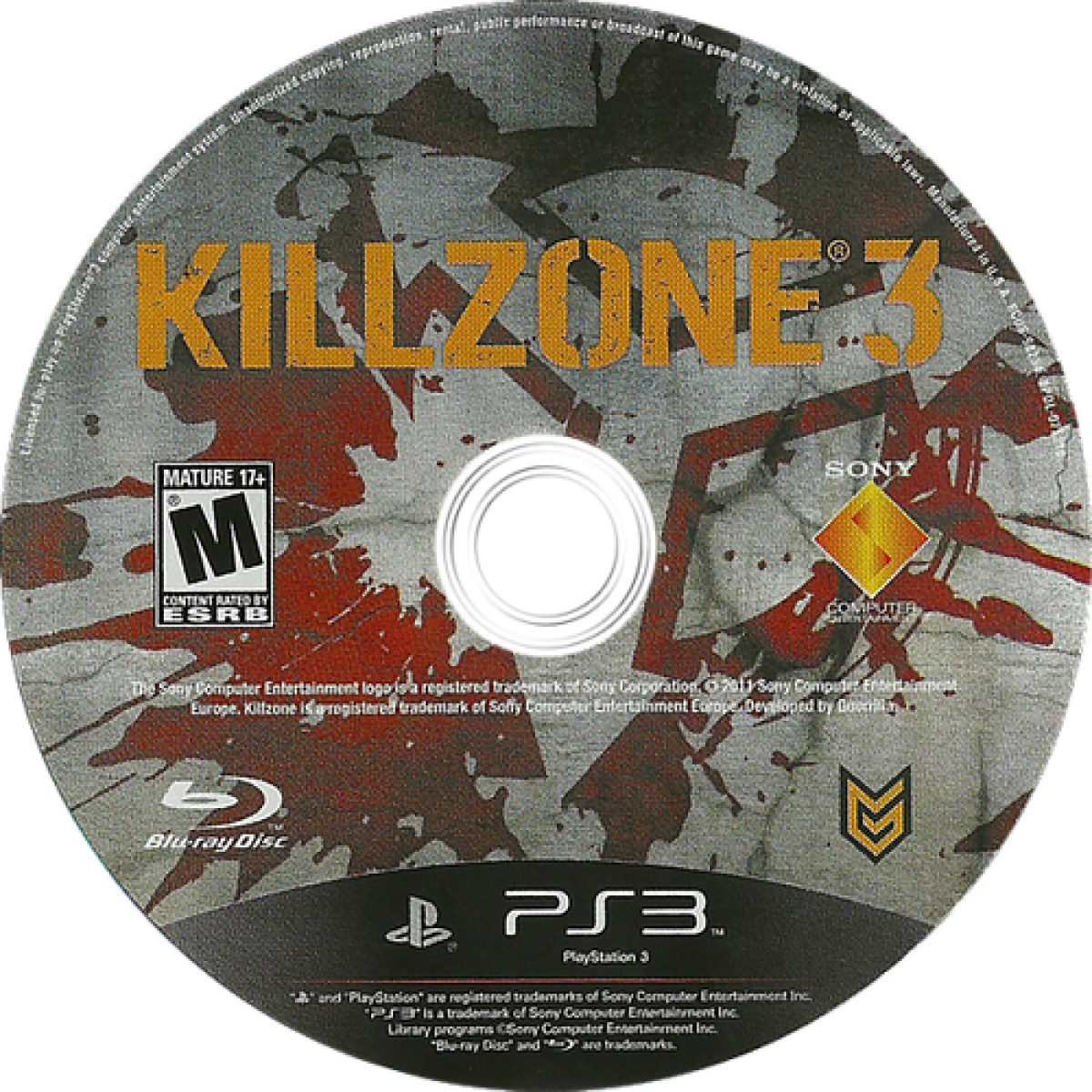 Killzone 3 retro PlayStation 3 video game Killzone military sci fi first person shooter futuristic combat online multiplayer cinematic campaign console title PlayStation 3 disc